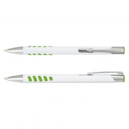 White/Bright Green